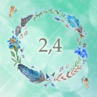 エンジェルナンバー2と4の組み合わせ(24,42,242)を解説します。