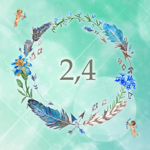 エンジェルナンバー2と4の組み合わせ(24,42,242)を解説します。 エンジェルナンバー2と4の組み合わせ(24,42,242)を解説します。
